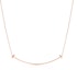Order (W) ティファニー Tシリーズ エレガント ミニマリスト ローズゴールド ネックレス レディース 60011651