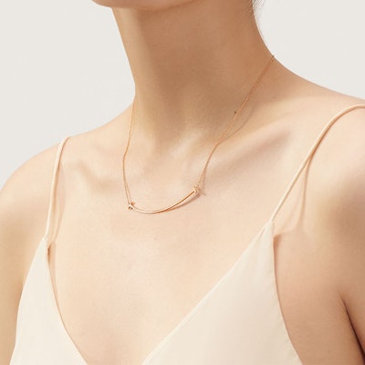 (W) ティファニー Tシリーズ エレガント ミニマリスト ローズゴールド ネックレス レディース 60011651 Shop (W) ティファニー Tシリーズ エレガント ミニマリスト ローズゴールド ネックレス レディース 60011651