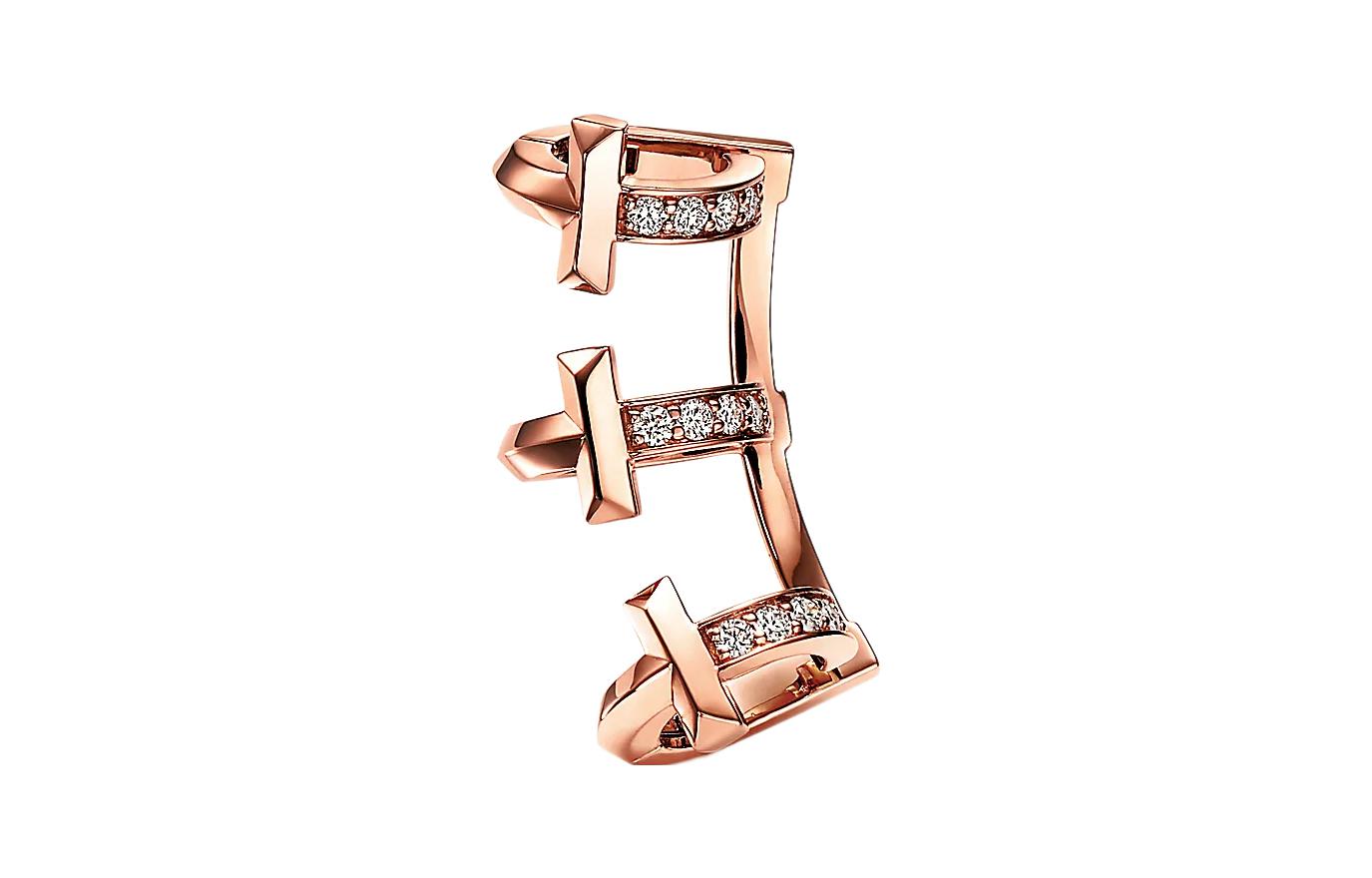 (Women) TIFFANY & CO. T Series Gold Earrings Clip-On for Women Fashion潮流 70574829