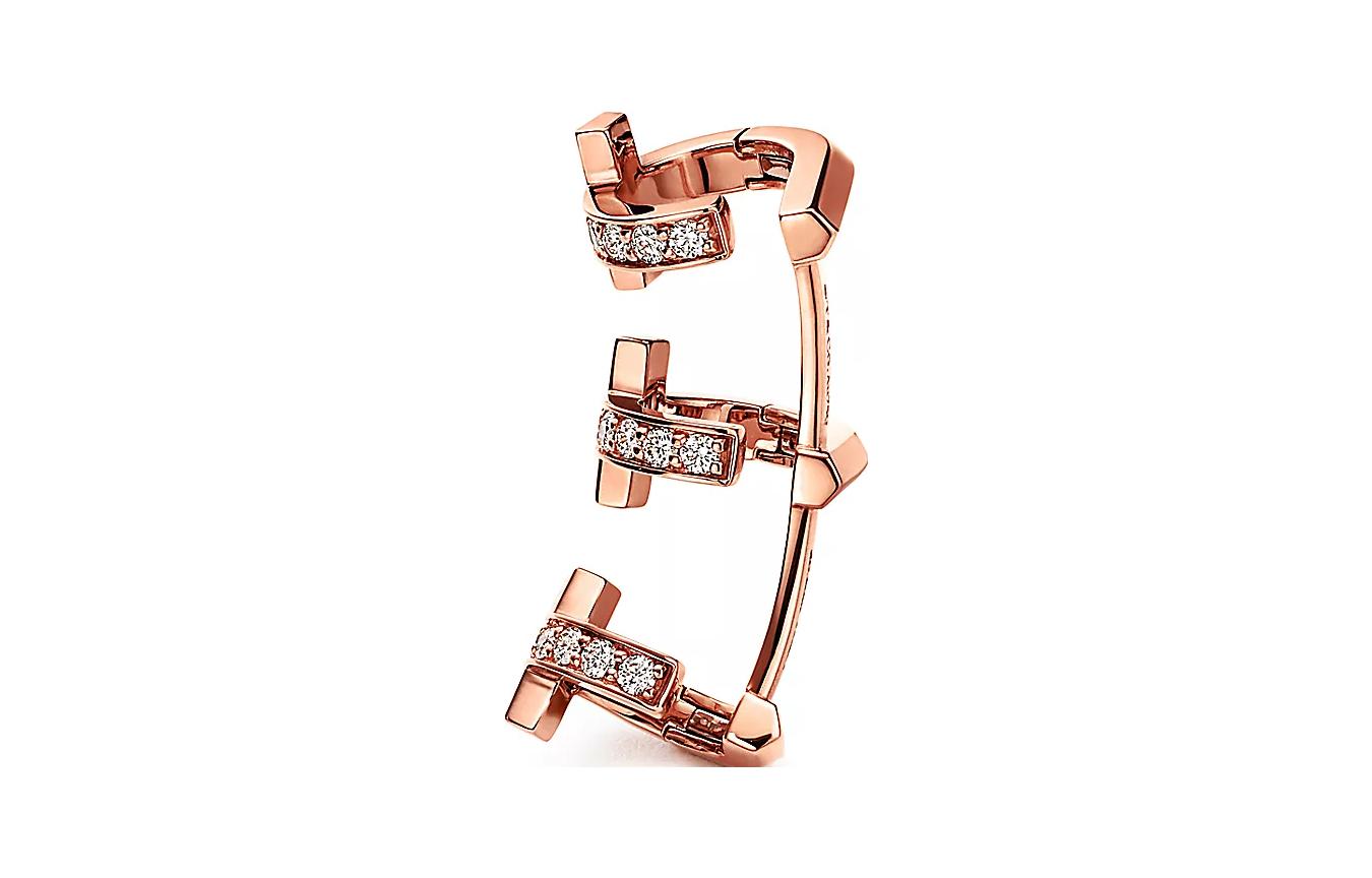 (Women) TIFFANY & CO. T Series Gold Earrings Clip-On for Women Fashion潮流 70574829 圖 4