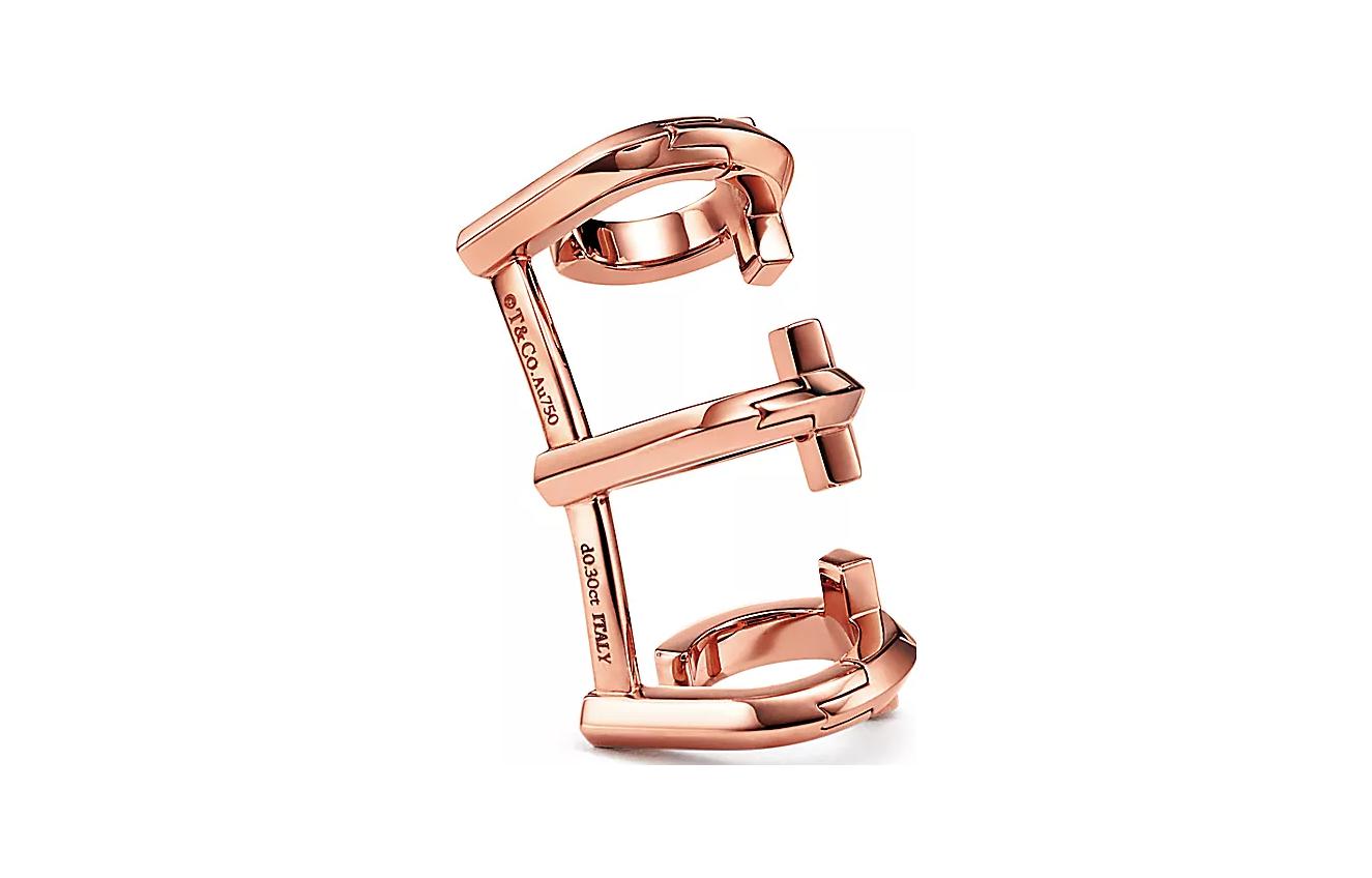 (Women) TIFFANY & CO. T Series Gold Earrings Clip-On for Women Fashion潮流 70574829 圖 5