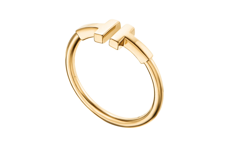 Lookbook (W) 蒂芙尼T系列經典T線圈18K金女士戒指 GRP07780