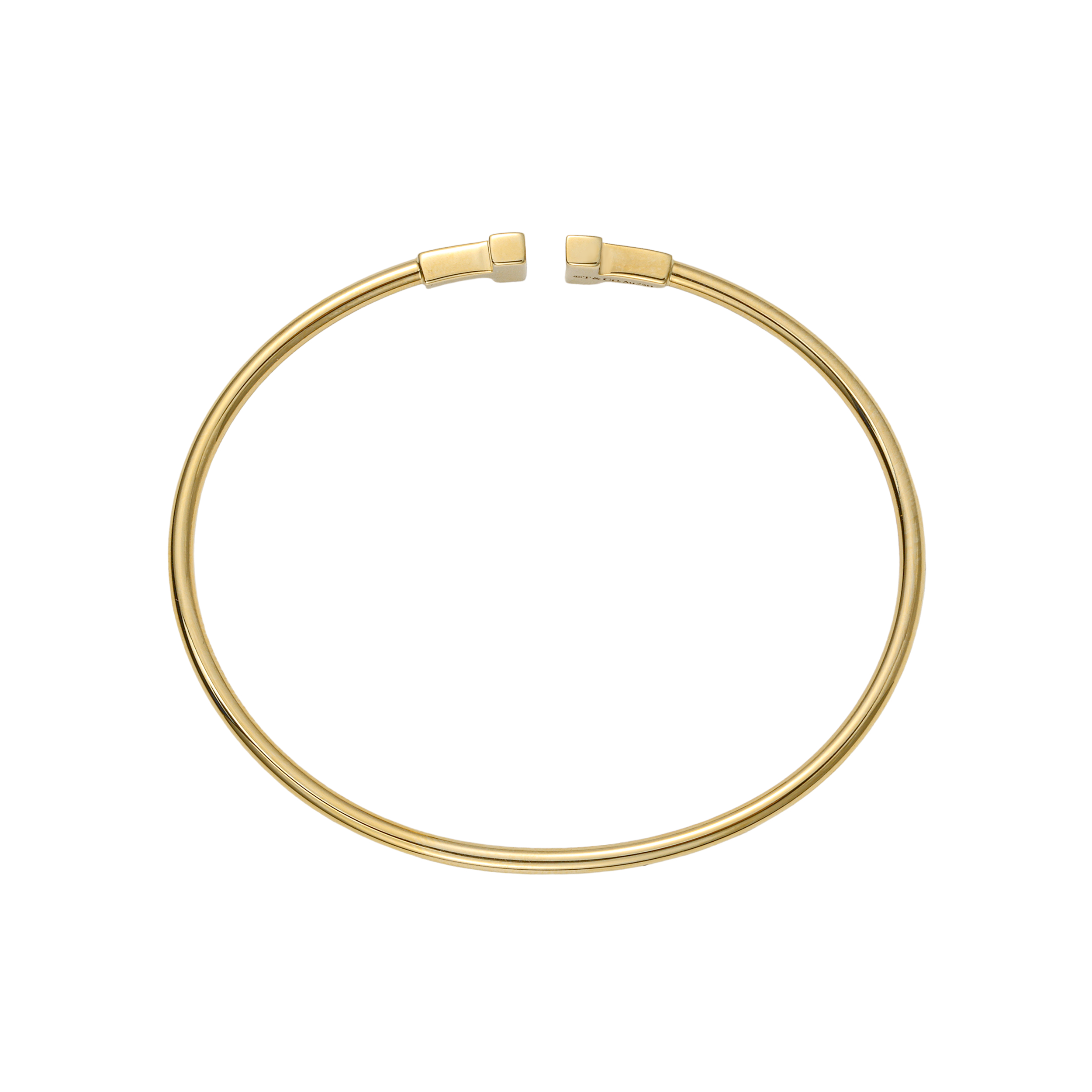 (Women) TIFFANY & CO. T Series Narrow 18K Gold Bracelet for Women. GRP07791 圖 3