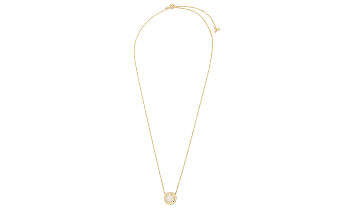 (Women) TIFFANY & CO. T Series Small Diamond Pearl 18k Gold Necklace for Women 67520548 圖 3