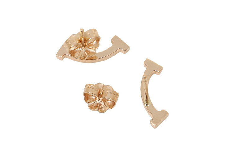 Purchase (W) Tiffany & Co. T 系列微笑18K玫瑰金耳環 女生專屬款 36667249