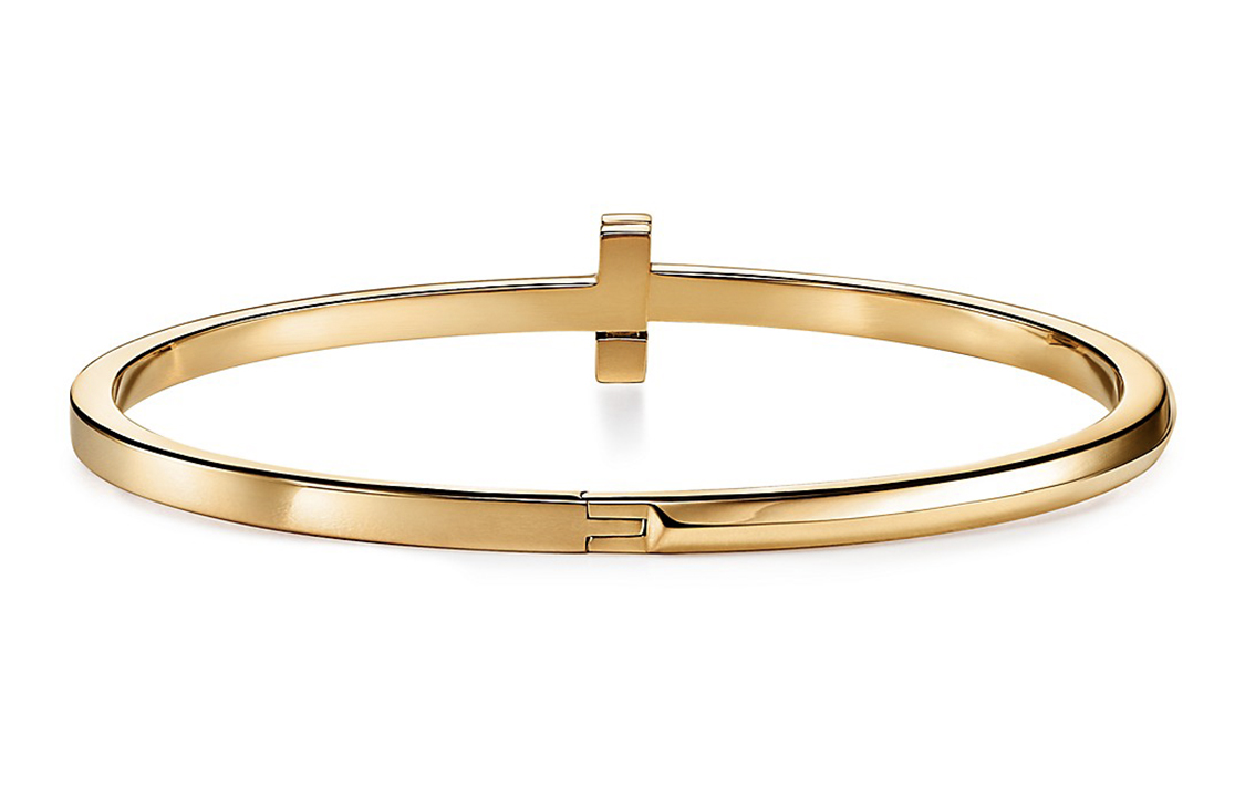 Lookbook (W) Tiffany & Co. T系列 T1 窄版 18K 金手鍊 女士款 GRP11524