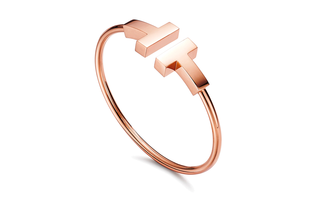 (Women) TIFFANY & CO. T Series Wide Coil 18K Rose Gold Bracelet for Women. GRP11209 圖 3