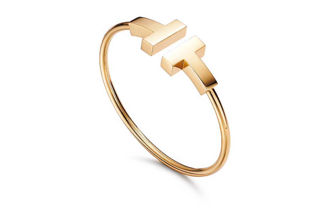 (Women) TIFFANY & CO. T Series Wide Coil Bracelet 18k Gold  Bracelet Gold. GRP11196 圖 3