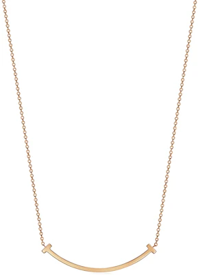 (Women) TIFFANY & CO. T Smile Necklace 18K Rose Gold Pink Sapphire Small . 68413710 Lookbook (Women) TIFFANY & CO. T Smile Necklace 18K Rose Gold Pink Sapphire Small . 68413710
