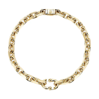 (Women) Tiffany & Co. Tiffany 1837® Makers 18k Gold Narrow Link Bracelet for Women. GRP11143
