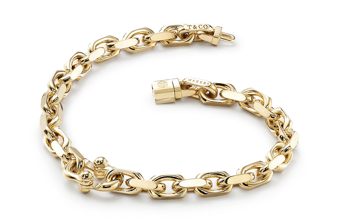 (Women) Tiffany & Co. Tiffany 1837® Makers 18k Gold Narrow Link Bracelet for Women. GRP11143 圖 3