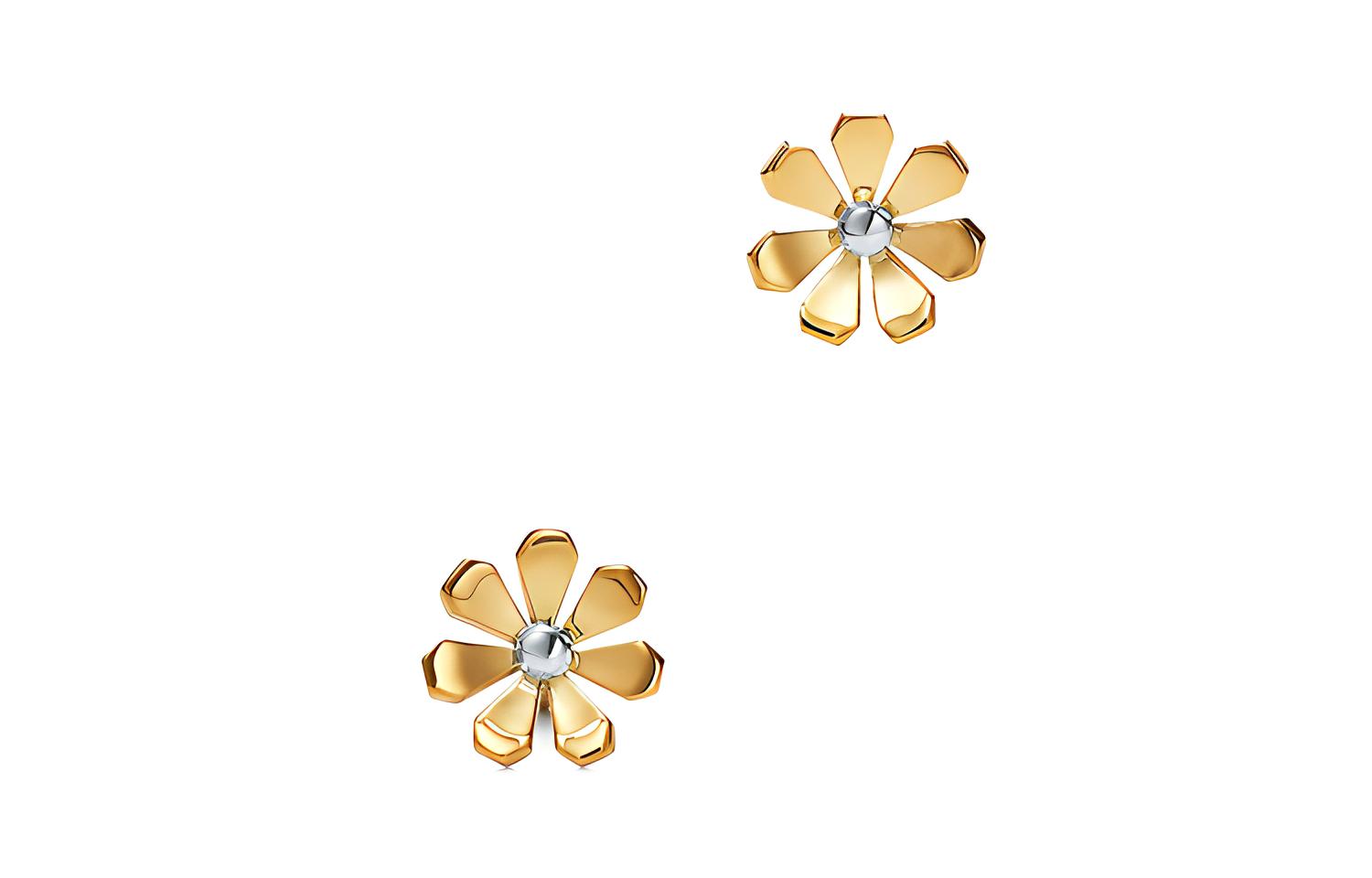 (Women) Tiffany & Co. Tiffany 18K Gold and Sterling Silver Daisy Earrings for Women - Gold. 63464783
