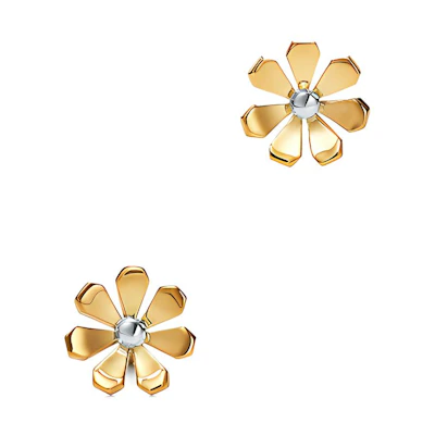 (Women) Tiffany & Co. Tiffany 18K Gold and Sterling Silver Daisy Earrings for Women - Gold. 63464783