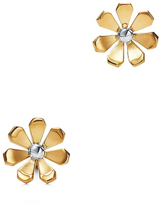 (W) 蒂芙尼 18K金與純銀雛菊耳環 女士款 - 金色 63464783 Order (W) 蒂芙尼 18K金與純銀雛菊耳環 女士款 - 金色 63464783