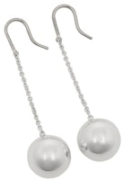 (Women) Tiffany & Co. Tiffany Ball Hook Earrings for Women - Silver 38096753 (Women) Tiffany & Co. Tiffany Ball Hook Earrings for Women - Silver 38096753