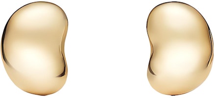 (Women) Tiffany & Co. Tiffany Elsa Peretti Bean 18K Gold Earrings Women GRP11427 (Women) Tiffany & Co. Tiffany Elsa Peretti Bean 18K Gold Earrings Women GRP11427