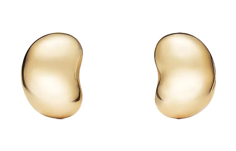 Order (W) Tiffany & Co. Elsa Peretti 18K 金豆型耳環 女款 GRP11427
