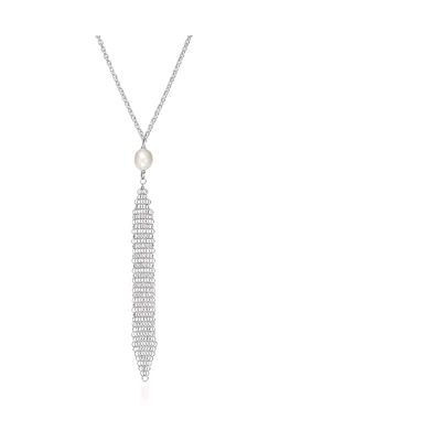 (Women) Tiffany & Co. Tiffany Elsa Peretti Minimalist Fashion Necklace for Women - Silver. 60020717