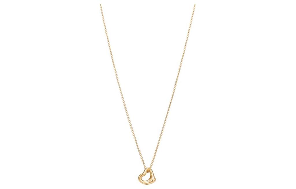 (Women) Tiffany & Co. Tiffany Elsa Peretti Open Heart Necklace 18K Yellow Gold . 60957398