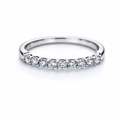 (Women) Tiffany & Co. Tiffany Forever Half Eternity Ring Silver for Women. 60004405