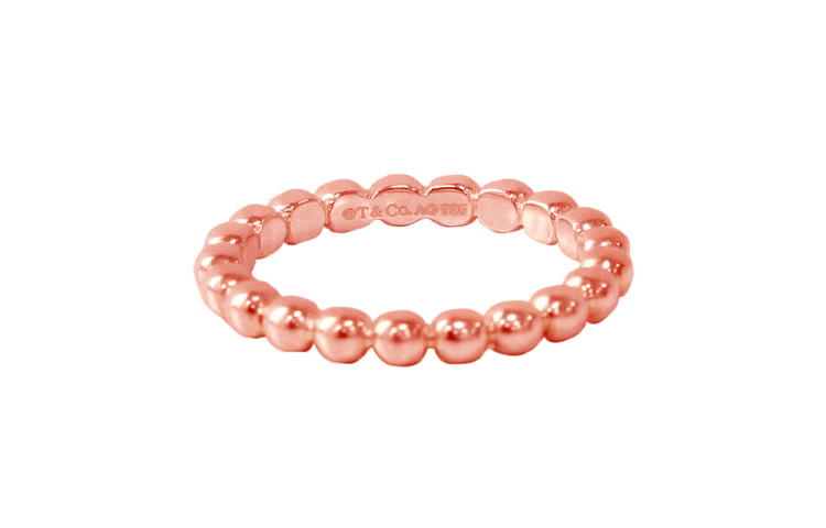 (Women) Tiffany & Co. Tiffany HardWear Bead Ring 3mm Rose Gold  Fashion Jewelry. GRP09883