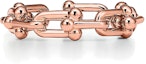 Shop (Women) TIFFANY & CO. Tiffany HardWear Micro Link 18K Rose Gold Ring for Women. GRP12538