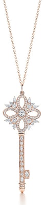 (W) Tiffany&Co. 鑰匙系列4cm 18K玫瑰金中型鑰匙吊墜項鍊 女款 GRP09203 Order (W) Tiffany&Co. 鑰匙系列4cm 18K玫瑰金中型鑰匙吊墜項鍊 女款 GRP09203