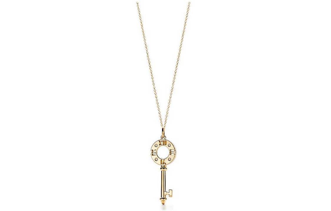 Buy (W) 蒂芙尼Tiffany Keys Atlas 18K金吊坠项链女款 GRP09024