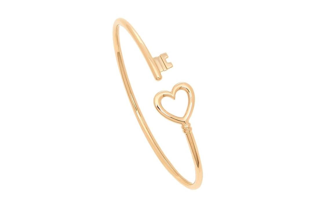 (Women) Tiffany & Co. Tiffany Keys Heart Coil 18K Rose Gold Bracelet for Women. GRP09898 圖 5