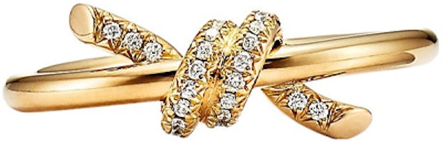 (Women) Tiffany & Co. Tiffany Knot 18K Gold Diamond Ring for Women. GRP11992 (Women) Tiffany & Co. Tiffany Knot 18K Gold Diamond Ring for Women. GRP11992