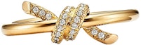 Buy (W) 蒂芙尼Tiffany Knot 18K金鑽石戒指 女款 GRP11992