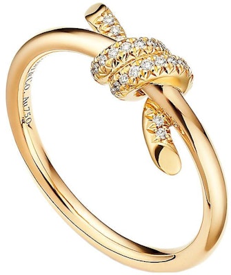 (W) 蒂芙尼Tiffany Knot 18K金鑽石戒指 女款 GRP11992 Lookbook (W) 蒂芙尼Tiffany Knot 18K金鑽石戒指 女款 GRP11992
