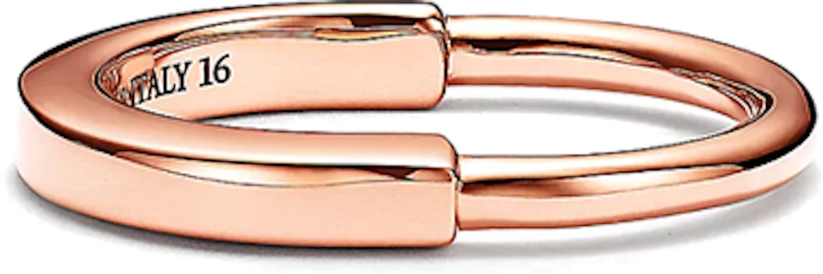 (W) TIFFANY & CO. 女款 Tiffany Lock 18K 玫瑰金戒指 GRP12356 Order (W) TIFFANY & CO. 女款 Tiffany Lock 18K 玫瑰金戒指 GRP12356