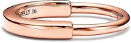 Order (W) TIFFANY & CO. 女款 Tiffany Lock 18K 玫瑰金戒指 GRP12356