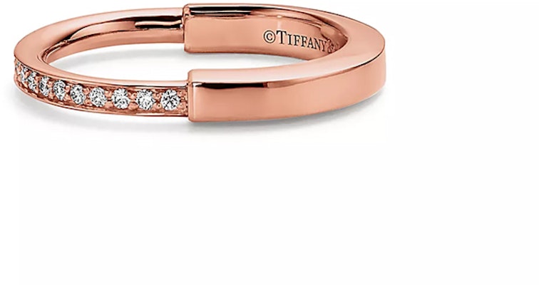 (W) TIFFANY & CO. Tiffany Lock 鑽石18K玫瑰金戒指女款 GRP12355 Shop (W) TIFFANY & CO. Tiffany Lock 鑽石18K玫瑰金戒指女款 GRP12355