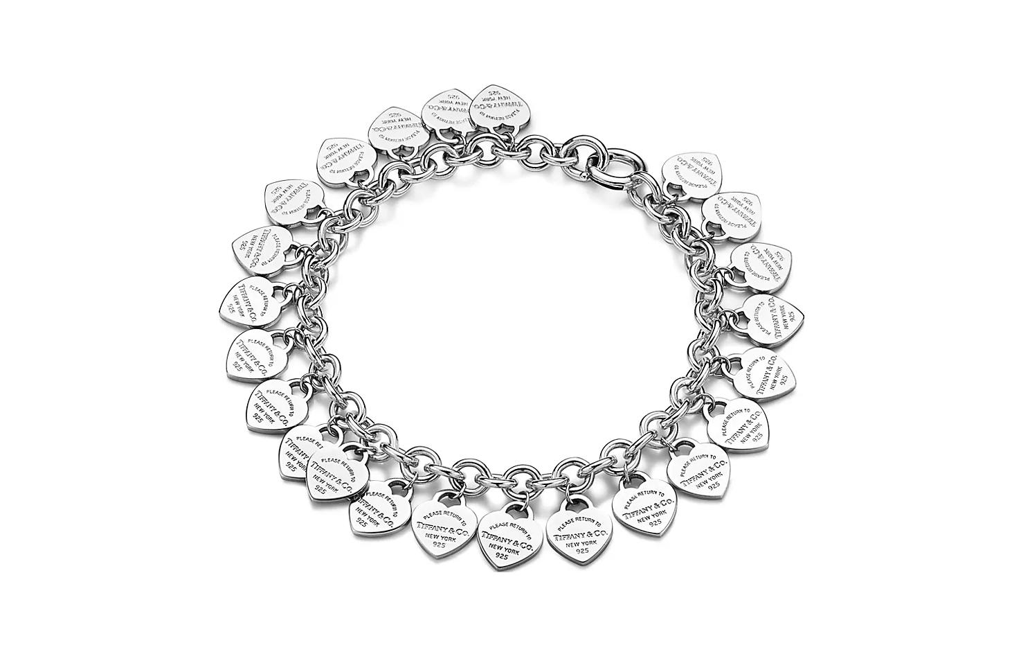 Order (W) 蒂芙尼Return to Tiffany心形吊牌银手链 60149426