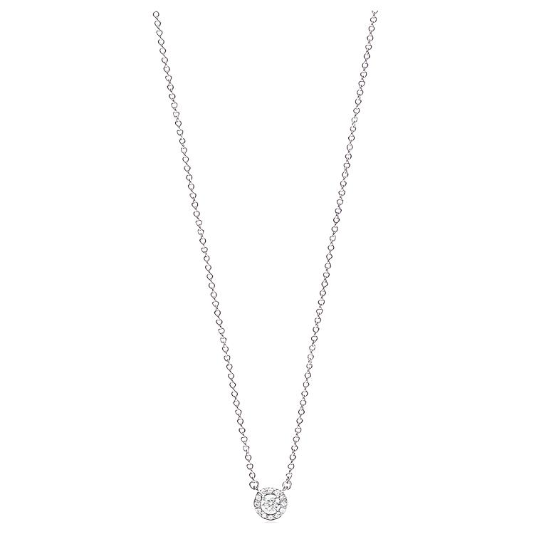 (Women) TIFFANY & CO. Tiffany Soleste Platinum Diamond Necklace Silver for Women. 60572844