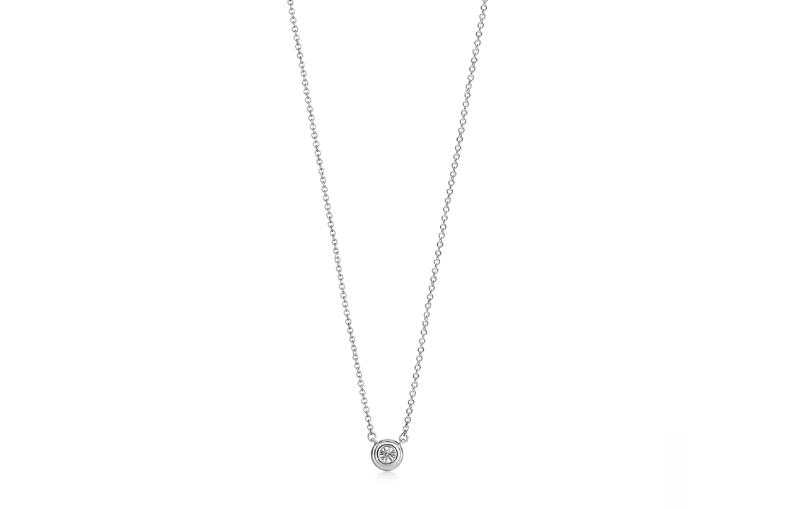(Women) TIFFANY & CO. Tiffany Soleste Platinum Diamond Necklace Silver for Women. 60572844 圖 3