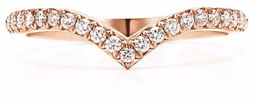 (Women) Tiffany & Co. Tiffany Soleste V Diamond 18K Rose Gold Ring for Women. GRP10141 (Women) Tiffany & Co. Tiffany Soleste V Diamond 18K Rose Gold Ring for Women. GRP10141