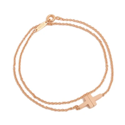 (Women) TIFFANY & CO. Tiffany T 18K Gold Bracelet for Women in Rose Gold. 62355417