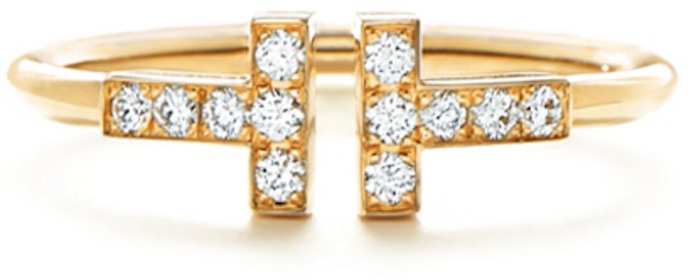 (W) ティファニー Tシリーズ ダイヤモンドリング 18Kゴールド リング GRP07759 Lookbook (W) ティファニー Tシリーズ ダイヤモンドリング 18Kゴールド リング GRP07759