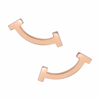 (Women) TIFFANY & CO. Tiffany T Series Smile 18K Gold Earrings for Women. 60150754