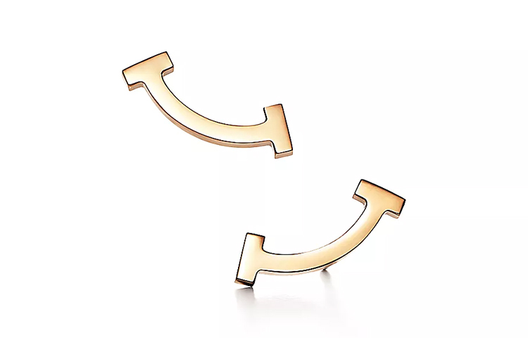 (Women) TIFFANY & CO. Tiffany T Smile 18K Gold Earrings for Women - Gold. 60150766 圖 2