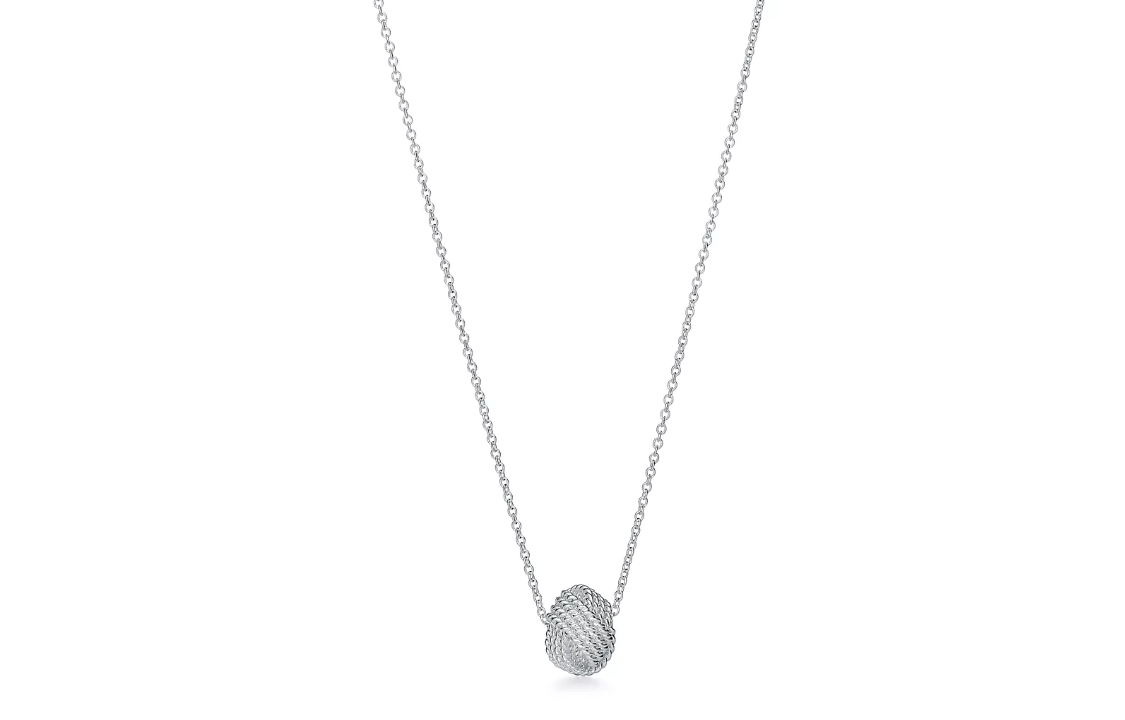 (Women) Tiffany & Co. Twist Series Silver Necklace for Women - Silver Color. 60014156 圖 3