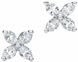 (Women) Tiffany & Co. Victoria™ Collection Platinum Diamond Stud Earrings (Women's, White, Mini) 63106402 (Women) Tiffany & Co. Victoria™ Collection Platinum Diamond Stud Earrings (Women's, White, Mini) 63106402