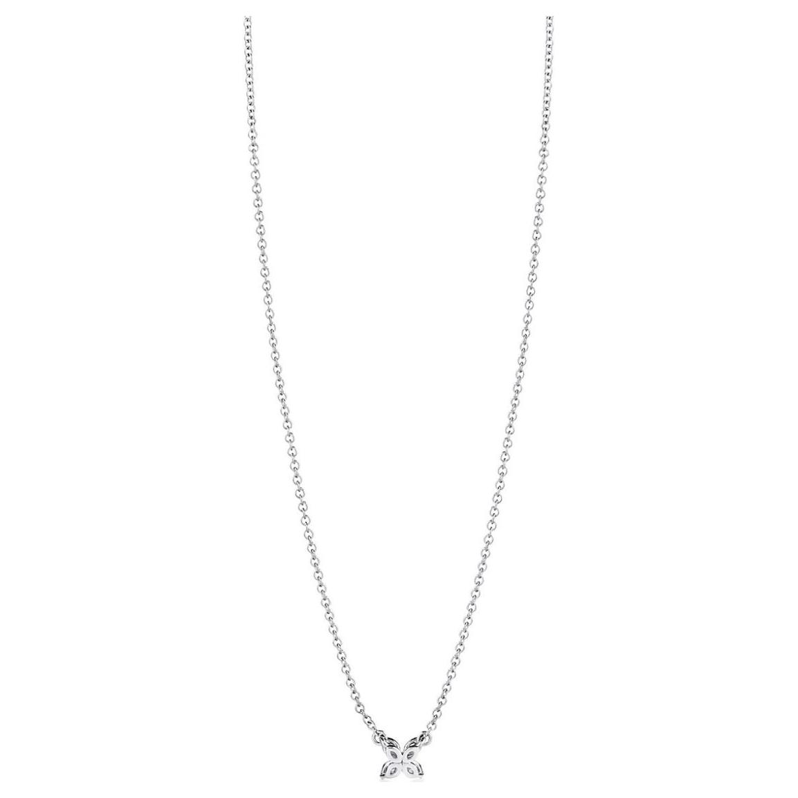 Lookbook (W) TIFFANY & CO. Victoria 鑽石鉑金項鍊 銀色 - 珠寶飾品 60011923