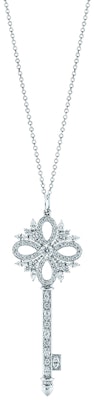 (W) Tiffany & Co. Victoria 白金中型鑰匙吊墜項鍊 女款 GRP09208 Order (W) Tiffany & Co. Victoria 白金中型鑰匙吊墜項鍊 女款 GRP09208