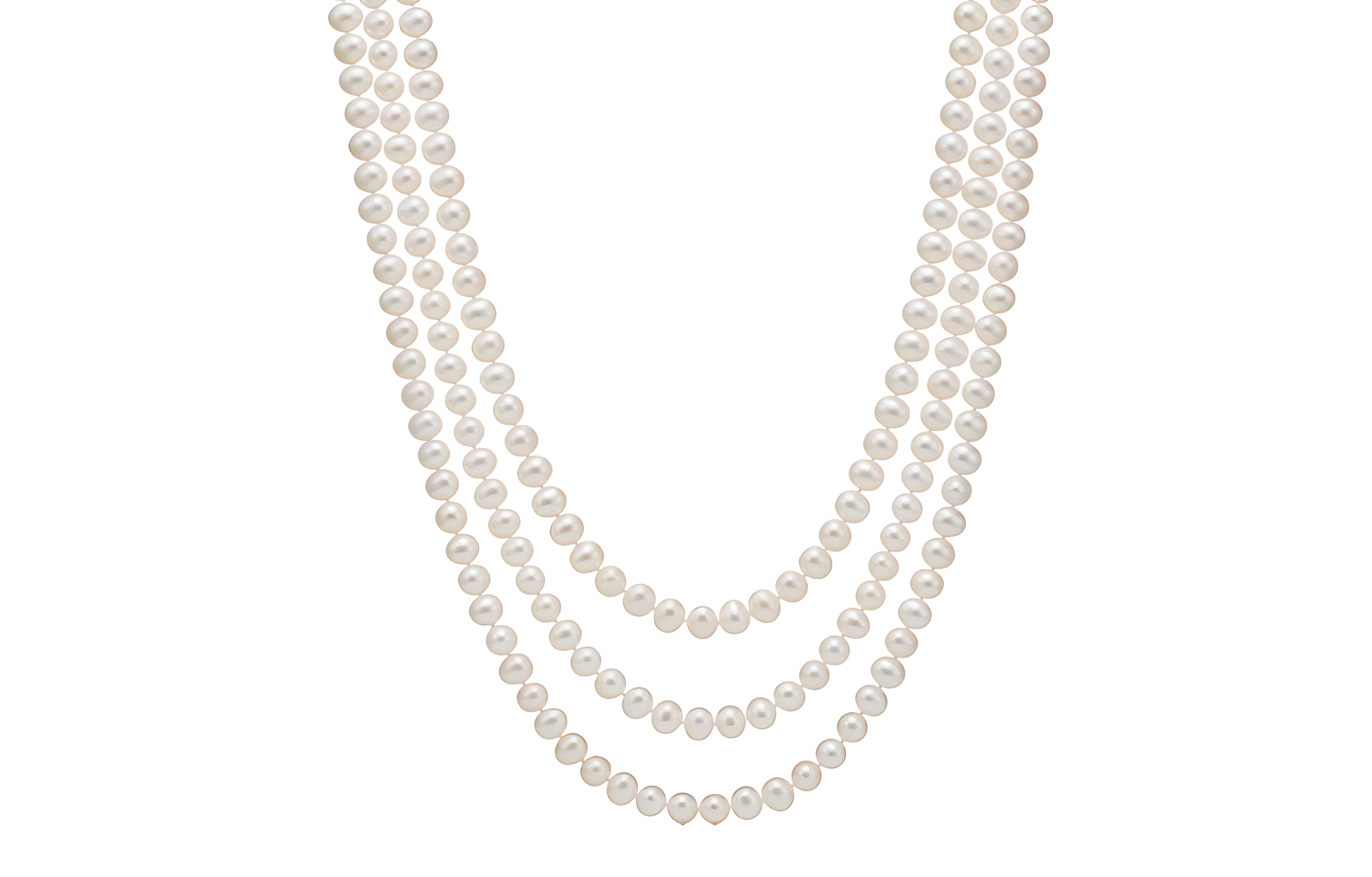 (Women) TIFFANY & CO. Ziegfeld Freshwater Pearl Sterling Silver Necklace White 60125986