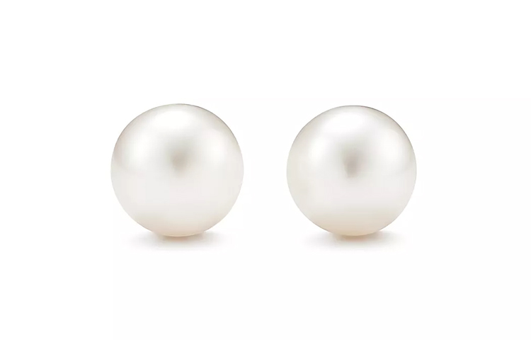 (Women) Tiffany & Co. Ziegfeld Series Retro Sterling Silver Letter Earrings White 60131857