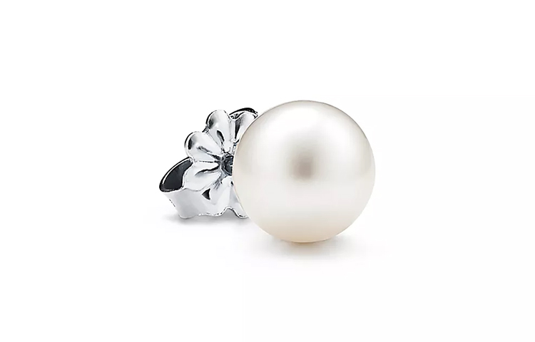 (Women) Tiffany & Co. Ziegfeld Series Retro Sterling Silver Letter Earrings White 60131857 圖 3